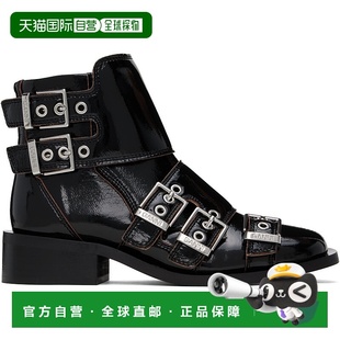 甘尼 女士 黑色 1h可退 Buckle GANNI Feminine Nap 香港直邮潮奢