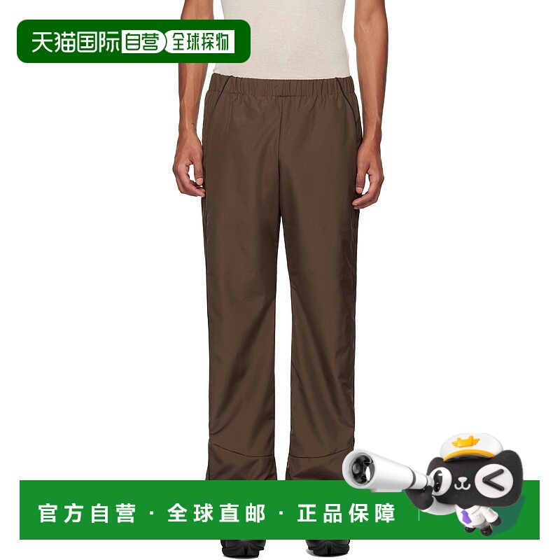 1h可退 香港直邮潮奢 Robyn Lynch 男士 棕色运动裤 AW24RLTRS11