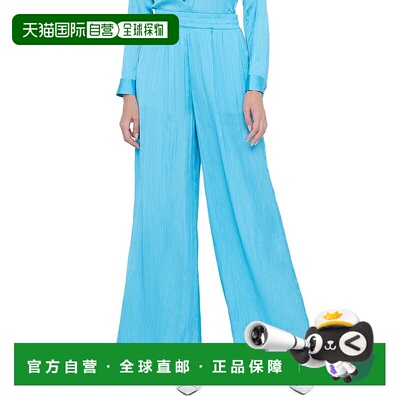 自营 L'AGENCE Lillian阔腿长裤-蓝色 阔腿裤美国直发奥莱