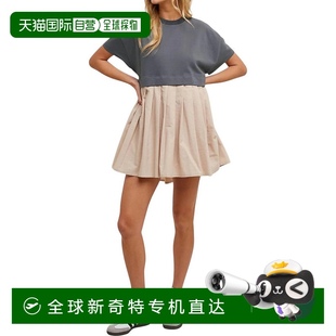 Contrast wishlistFrench Charcoal 自营 Mini Terry Dress