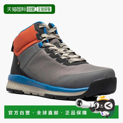自营Bogs Slate Mid CT 78989CT-062男士灰色复合脚趾工作靴HTAT9
