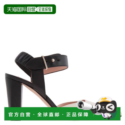 自营Bally Deva 85皮质吊带高跟鞋-bone 美国奥莱直发