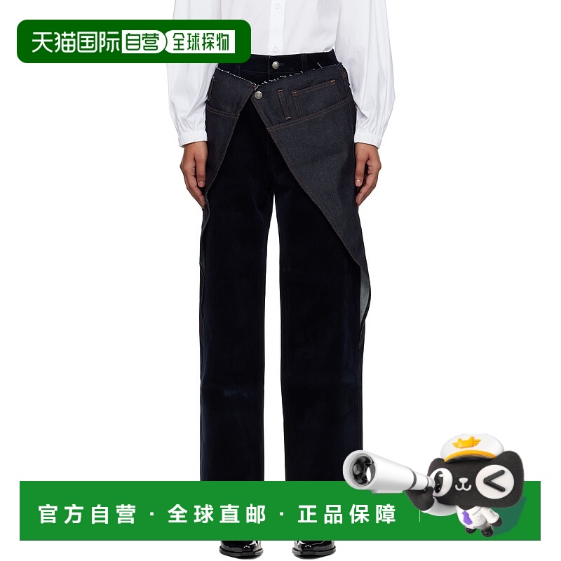 1h可退 香港直邮潮奢 Andersson Bell 女士 海军蓝 Zoe Wrap 牛仔