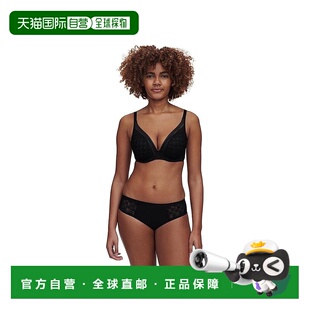 自营Chantelle Ace Plunge T-Shirt Bra Womens Core Black Stret