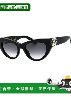 自营 Roberto Cavalli女式SRC017M 53mm太阳镜-黑色 美国奥莱直发