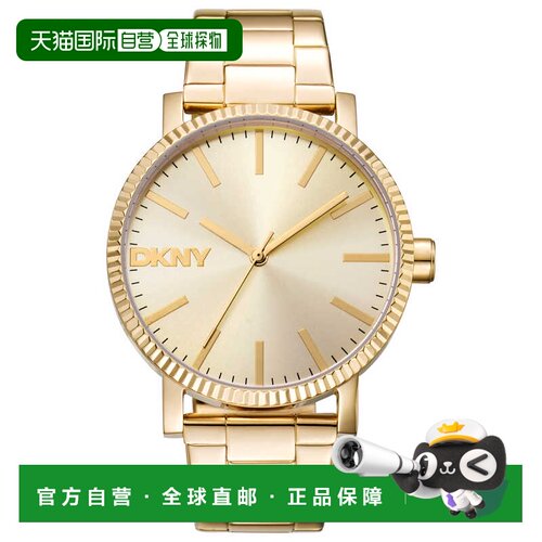 自营DKNY男士经典40mm手表DK1L034M0045-金色 美国奥莱直发