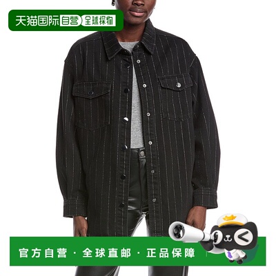自营Kenneth Cole Oversized Shacket - grey 美国奥莱直发外套