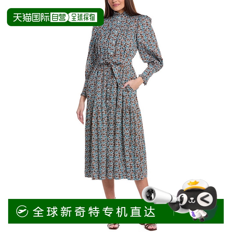 自营 Weekend Max Mara Timoteo 衬衫式连衣裙 - 蓝色 【美国奥莱