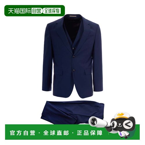 自营bossDark Blue Three-Piece Suit - blue 美国奥莱直发