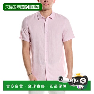 粉色 标准亚麻混纺衬衫 美国奥莱直发 Onia 自营