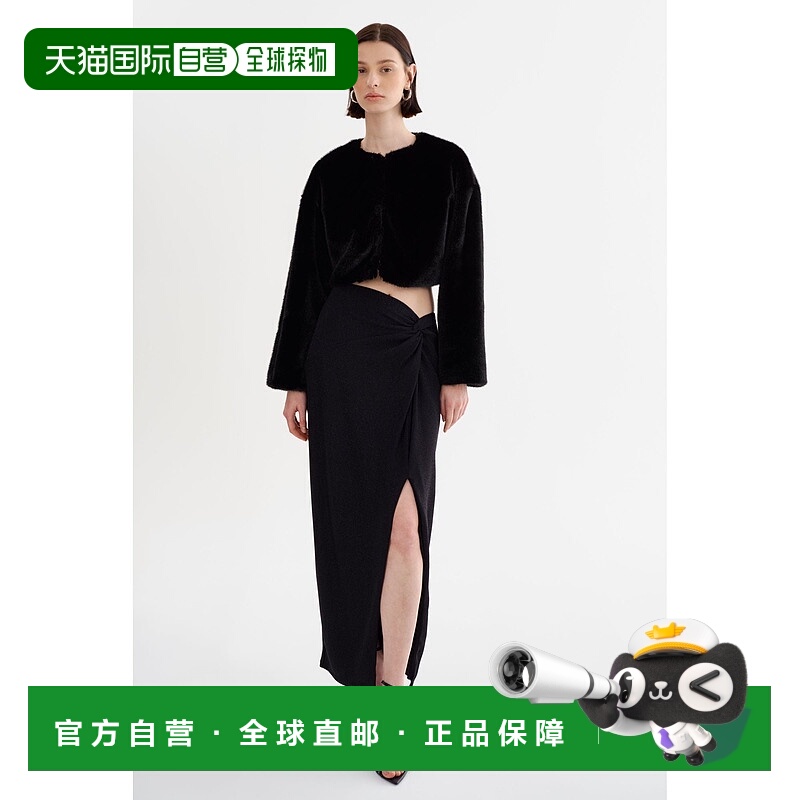 自营 lamarqueAinslee | Lurex针织长裙-黑色 美国奥莱直发