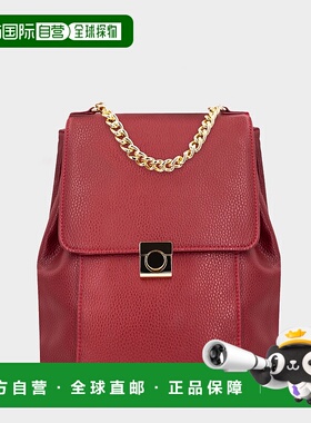自营 packsLeah 迷你背包 - 红色和金色 美国奥莱直发双肩包