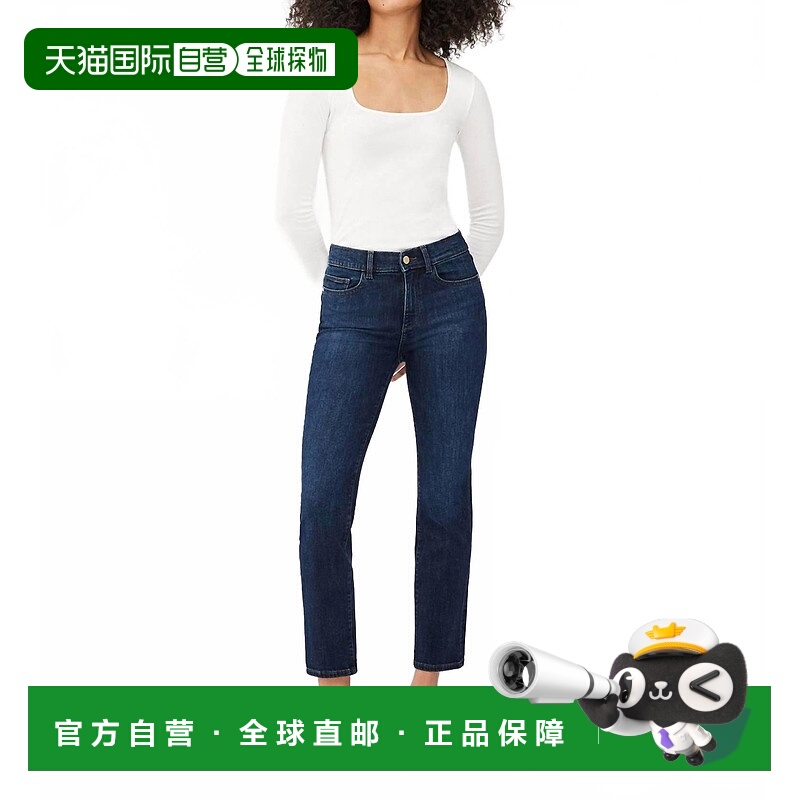 自营dl1961Mara Straight Cut Mid Rise Ankle Jeans In India In