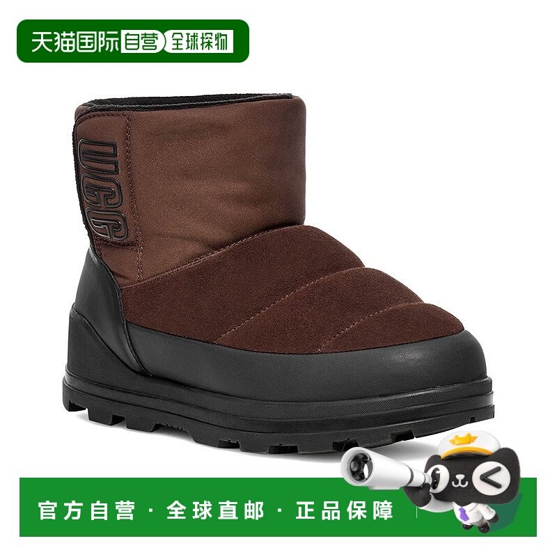 自营UGG Classic Klamath迷你绒面经典靴圆头保暖厚底雪地靴短筒