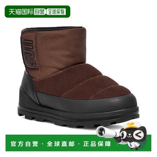 靴圆头保暖厚底雪地靴短筒 Klamath迷你绒面经典 自营UGG Classic