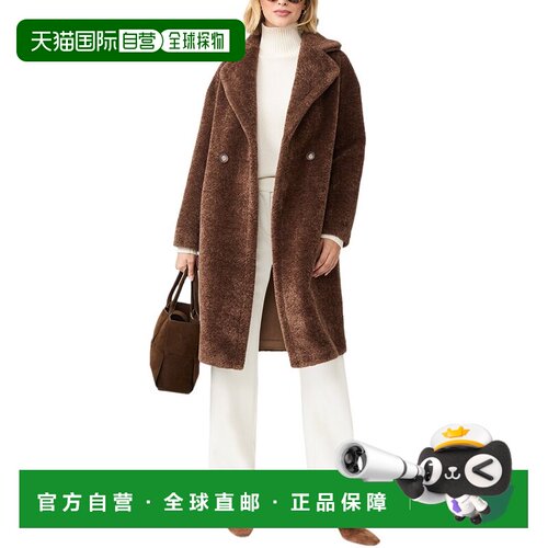 自营J.McLaughlin Kenyon Coat - brown 美国奥莱直发外套