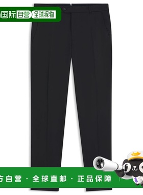 自营bossWashable tapered-fit trousers in stretch fabric - da