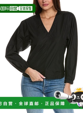 自营 3.1 Phillip Lim 宽松上衣 - 黑色 美国奥莱直发长袖泡泡袖