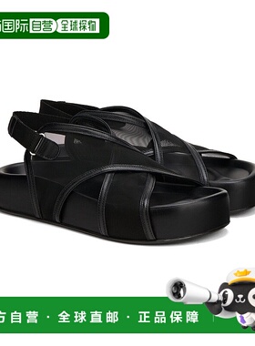 自营AGL Jane Cross凉鞋-黑色 美国奥莱直发