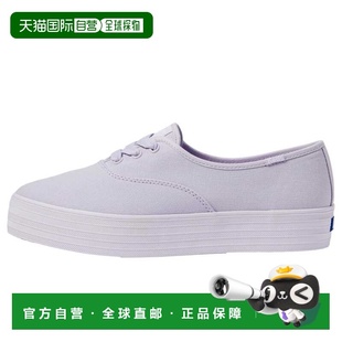 自营Keds Point Lace Up Lilac Canvas  WF67725 Women's - purpl