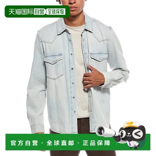 自营FRAME Denim Western Denim Shirt - blue 美国奥莱直发