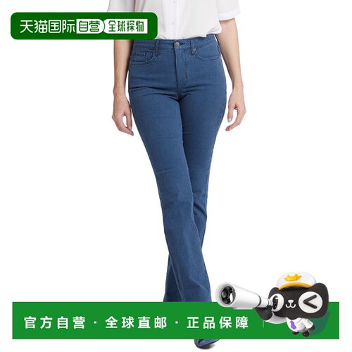 自营NYDJ Billie Icy Stripe Bootcut Jean - red 美国奥莱直发