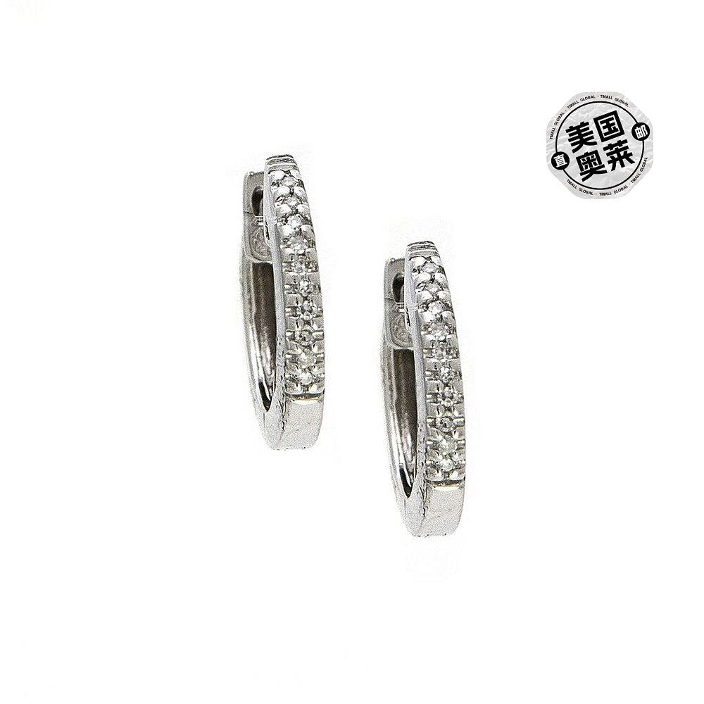 monary1 Carat Triple Row Diamond Hoop Earrings In Sterling S