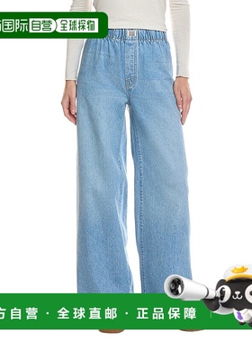 自营MOTHER The Kitchen Drawer Denim Pant - blue 美国奥莱直发