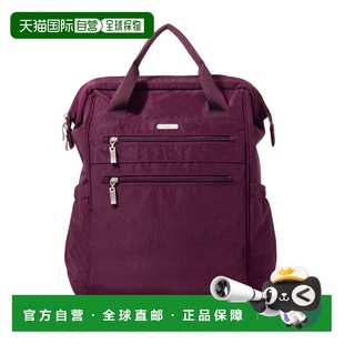 自营baggallini Women's City Scape Backpack - mulberry 美国奥