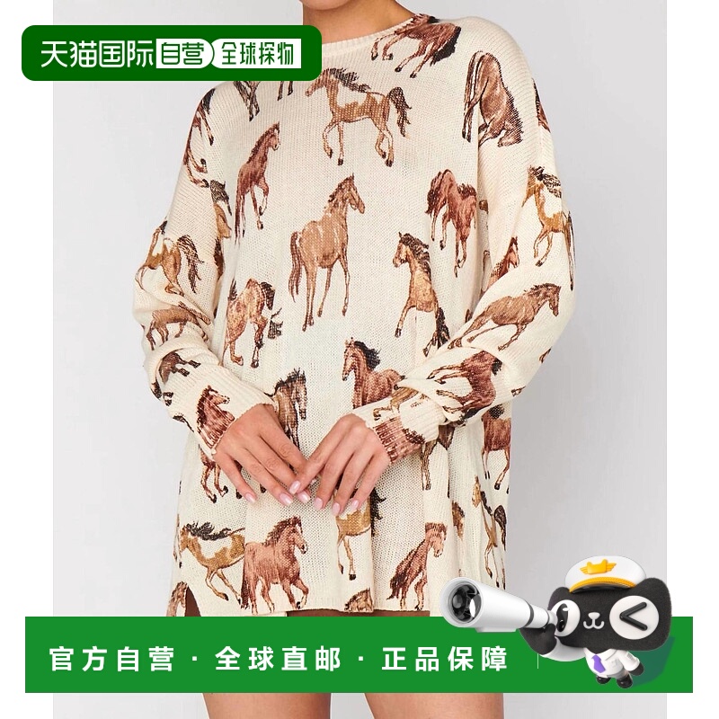 自营show me your mumuBonfire Knit Sweater In Wild Horses - w