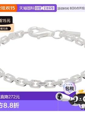 1h可退 香港直邮潮奢 Hatton Labs 男士 银色 Anchor 手链 HLS431