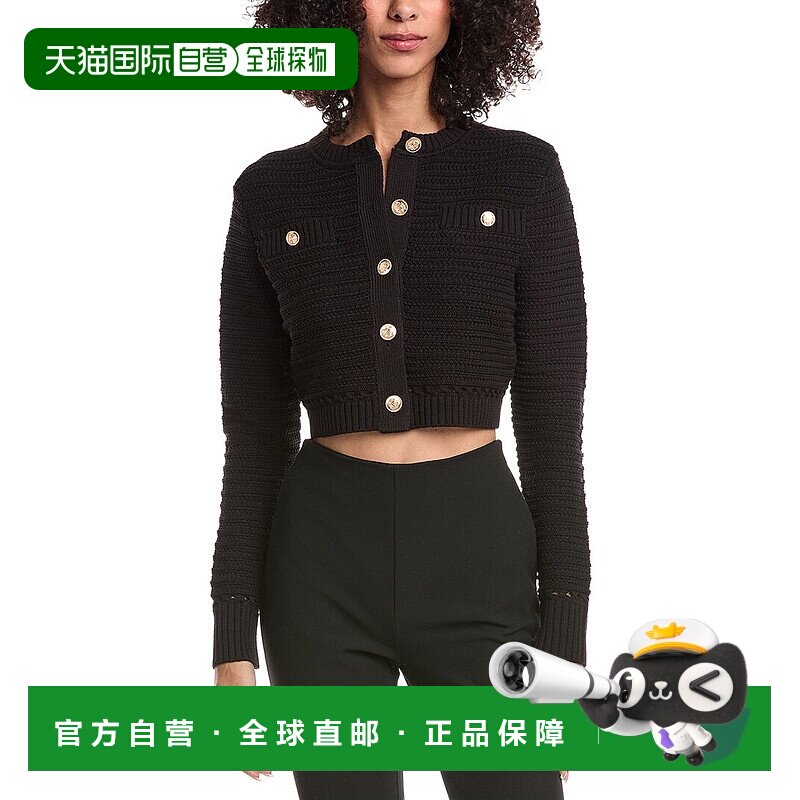 自营Toccin Miller Crewneck Cardigan - Black 开衫美国直发奥莱