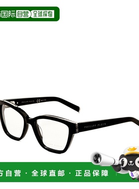 自营Philipp Plein Women's 53 mm Black Opticals - black 美国