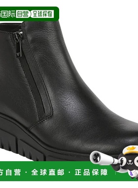 自营Vionic Uptown Sur J0718L1001女式黑色防水靴ZOGG523-黑色