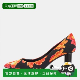 自营Salvatore Ferragamo Multicolor Floral Canvas Badia Pumps