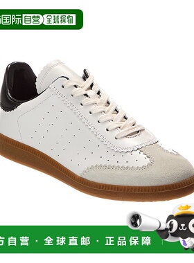 自营 Isabel Marant Bryce白色皮革运动鞋 德训鞋美国直发奥莱