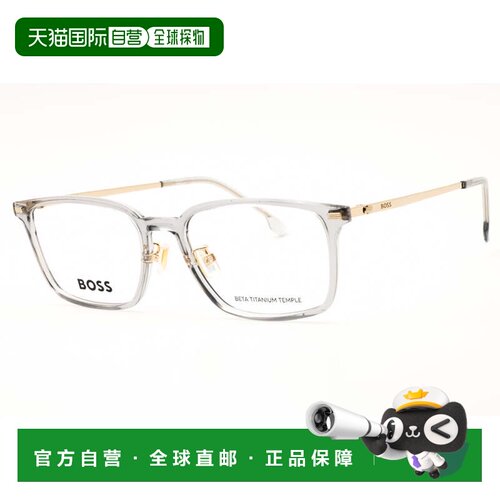 自营hugo bossBOSS 1796/F 0FT3 00灰色金色55mm-灰色金色 美国奥