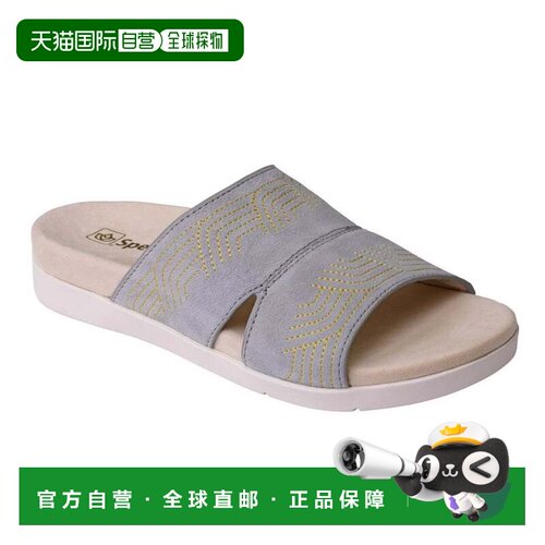 自营Spenco Twilight Ellie SP1070LGR凉鞋女士浅灰色滑梯GAL2053