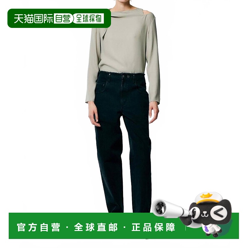 自营tibiDenim Newman Jean In Black - black 美国奥莱直发