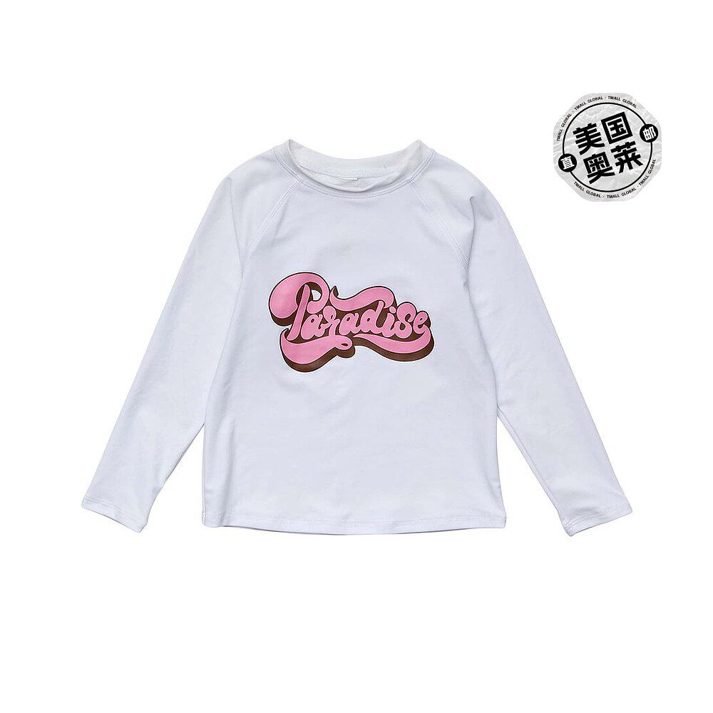 snapper rock paradise rash 上衣 - 粉色 【美国奥莱】直发