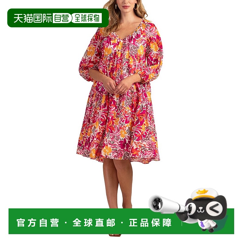 自营 Trina Turk Tangier 连衣裙 - 粉色 美国奥莱直发