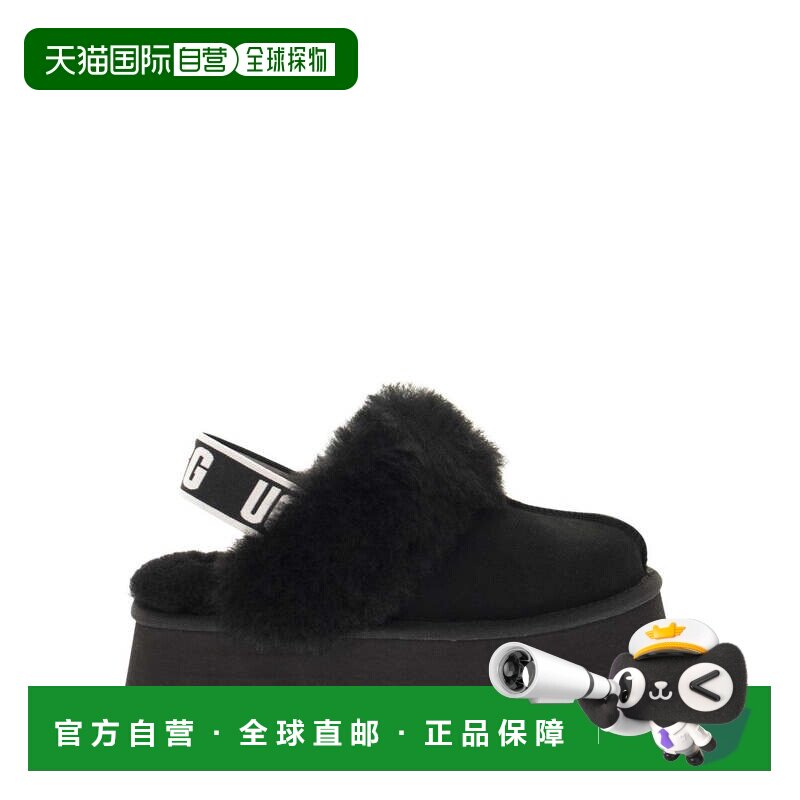 自营uggFunkette - Platform Sandals - black 美国奥莱直发凉鞋