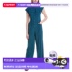 自营XCVI 美国奥莱直发 blue Solid Jumpsuit