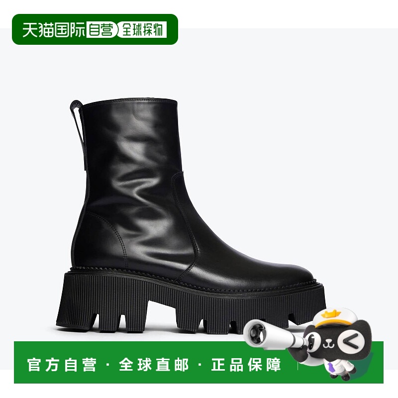 自营freda salvadorWomen's Darla Lug Sole Chelsea Boot In Bla