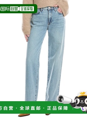 自营Triarchy Kelly Cropped Mid-Rise Prime Indigo Jean - blue