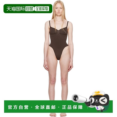 1h可退 香港直邮潮奢 SKIMS 女士 棕色 Seamless Sculpt Thong 连