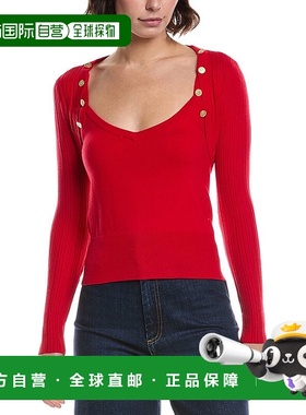 自营L'AGENCE 2pc Nara Tank & Shrug Set - red 美国奥莱直发