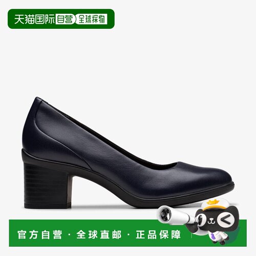 加拿大直邮Clarks Shaya Poppy 女士正装鞋高跟鞋单鞋一脚蹬