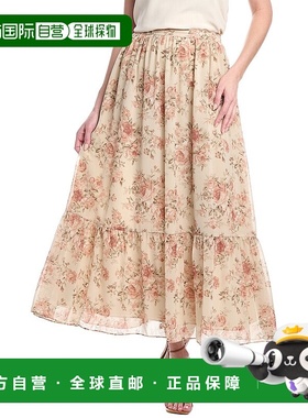 自营 Walter Baker Elana Midi裙子-粉红色 美国奥莱直发半身裙