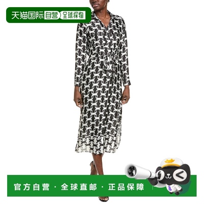 自营 T Tahari Midi Dress - black 美国奥莱直发新款